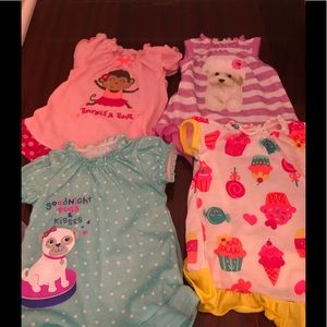 4 nightgowns for American Girl Dolls